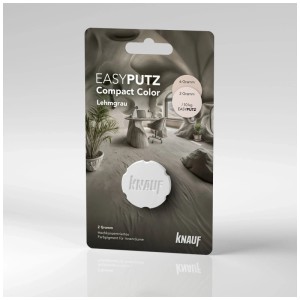 Pigment Knauf Compact Color Gris Argile, paquet de 2g pour enduit, pour une conception de couleur individuelle.