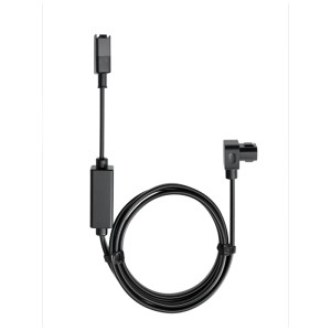 Câble de charge noir EcoFlow (2 m) pour chargeur d'alternateur XT150 pour centrales électriques.