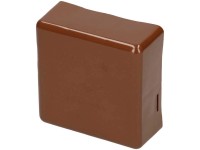 Max Hauri Abzweigdose leer AP / IP20 Braun (HxBxT) 66 x 66 x 30 mm