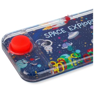 Legami Mini Flipper à eau Space Explorer avec motif spatial et anneaux colorés.