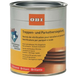 Barattolo di sigillante per scale e parquet OBI, lucido, trasparente, 2,5 l.