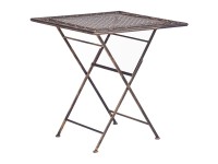 Beliani Bistrotisch Bormio Metall Schwarz (HxBxT) 74 x 70 x 70 cm Beliani Bistrotisch Bormio Metall Schwarz (HxBxT) 74 x 70 x 70 cm