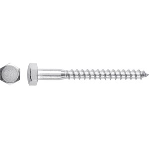 Vite per legno LUX con testa esagonale, Ø 8 x 50 mm, azionamento esagonale esterno.