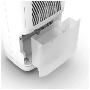 Olimpia Splendid Luftentfeuchter Aquaria S1 16 P: Detailaufnahme des herausgezogenen Wassertanks.