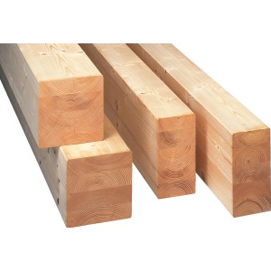 Legno lamellare SI abete/abete rosso, 60x80x2500 mm, per ampliamenti tetto e carport.