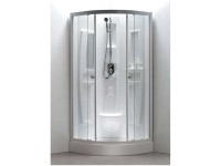 Duschkabine komplett Echtglas klar Weiss Duschkabine komplett Echtglas klar Weiss