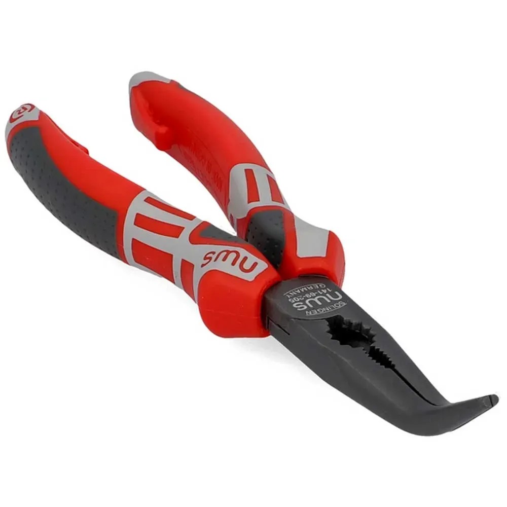 Fafeicy Pinces à Manche Allongé 280mm - Pince Bec Long Droit Et Coudé 25° Pour Travaux Précis