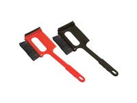 Schneebesen mit Eisschaber assortiert Rot / Schwarz / 1 Stk.