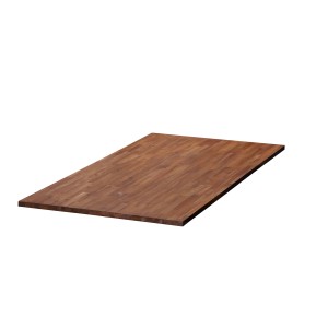 Geölte OBI Tischplatte aus Akazie, 180x80x2,8 cm, mit natürlicher Holzmaserung.