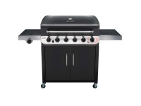 Char-Broil Gasgrill Convective 640 B Schwarz mit 6 Brennern und Seitenbrenner