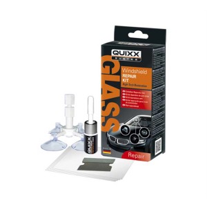 Quixx Kit riparazione parabrezza per eliminare scheggiature e crepe nel vetro auto.