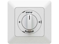 Interruttore rotativo a incasso Priamos 0-man.-0-auto IP20 Bianco gr. 1 x 1