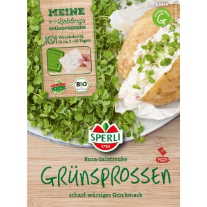 Sperli MicroGreen Roquette Bio : Recharges pour jeunes pousses au goût épicé.