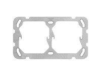 Hager Befestigungsplatte Kallysto Gr. 1 x 2