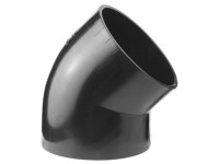 Abflussrohr Winkel Polyethylen hochdicht Ø 56 mm / 45°