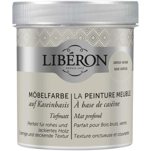 Libéron pittura per mobili a base di caseina, tonalità Grège-Seide, barattolo da 0,5 l.