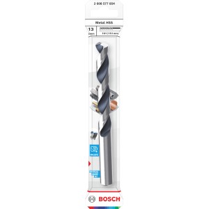 Foret hélicoïdal métal HSS Bosch, diamètre 13mm, pour perçage précis dans le métal.