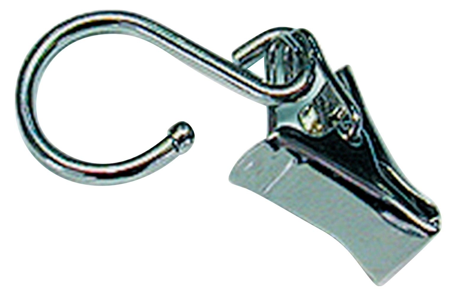10 Anelli Per Tenda Con Clip, Per Aste 25 Mm – 3 Colori Effetto Cromato Opaco, Per Pieghe Perfette - 2