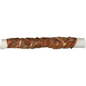 Jollypaw Rotolo da masticare anatra, 17cm, snack per cani a base di pelle bovina avvolta in petto d'anatra.