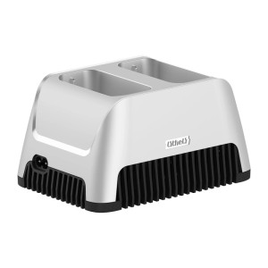 Station de charge double Litheli pour batteries de tondeuse à gazon sans fil EasySurge.