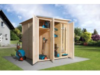 Weka Erweiterung Garten Q Modul Save Bike Natur / 2 Türen Weka Erweiterung Garten Q Modul Save Bike Natur / 2 Türen