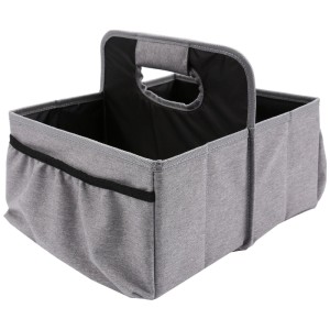 Grau-schwarzer Babyruf Buggy Organizer BO500 mit Tragegriff, Fächern für Kinderwagen & Wickeltisch. Reise & Transport.