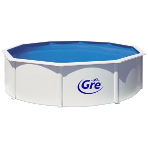 Gre Kit piscina fuori terra Dream Bora Bora bianco-blu Ø 460 cm / altezza 120 cm