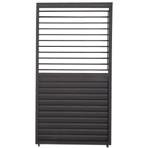 Pannello a lamelle regolabili Mirador, 93 cm, antracite, per coperture per patio.