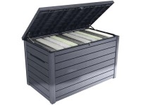 Kunststoffbox Ontario Anthrazit 147 x 83 x 86 cm