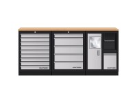 Kraftwerk Werkbank Mobilio 3er-Standard-Kombi Multiplex Buche