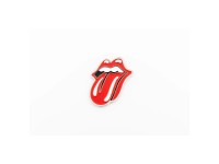 IronBadge Klebebadge Rockzunge Metall Rot