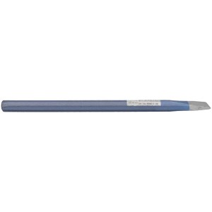 Scalpello piatto blu, 16 x 300 mm, per lavori di scalpellatura e cesellatura precisi.
