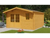 Alpholz Holz-Gartenhaus Roger-34 Natur 400 cm x 400 cm Imprägniert