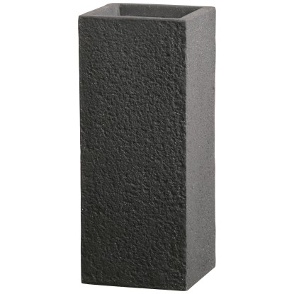 Pflanztopf Calais eckig Anthrazit (HxBxT) 20 x 20 x 50,5 cm