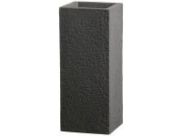 Pflanztopf Calais eckig Anthrazit (HxBxT) 20 x 20 x 50,5 cm