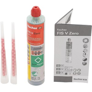Kit de mortier d'injection Biohort avec cartouche et deux buses de mélange pour accessoires d'abri de jardin.