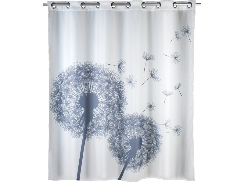 Tenda doccia antimuffa in poliestere Comfort Flex Grigio 180 x 200 cm