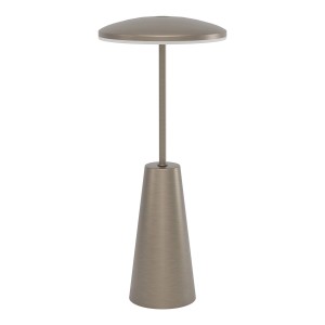 EGLO PICCOLA Lampada da tavolo LED a batteria, bronzo scuro, dimmerabile, IP54 per esterni.