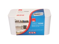 Kabelbox-Set Weiss klein (HxBxT) 121 x 115 x 235 mm