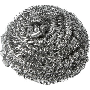 Set da 3 di spugne in acciaio inox per la pulizia di pentole e padelle, inossidabile.