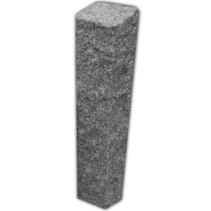Euro Stone Palisade granit gris clair, éclaté, 10x10x50 cm. Pierre naturelle pour bordures et murs.