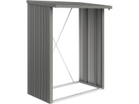 Biohort Kaminholzregal WoodStock 150 Quarzgrau (HxBxT) 199 x 157 x 102 cm