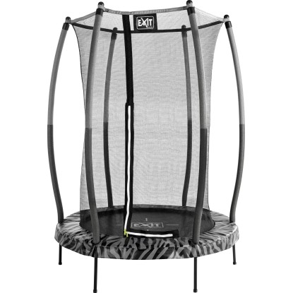 Exit Trampolin Tiggy Junior mit Sicherheitsnetz Schwarz-Grau Ø 140 cm
