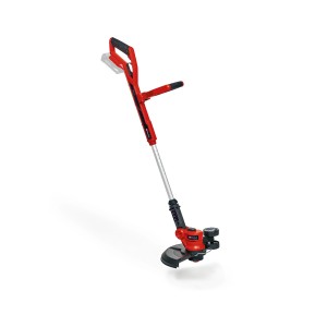 Einhell Tagliabordi a batteria GE-CT 18/30 Li-Solo, rosso, con manico e testina regolabili.