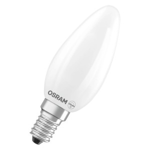Osram LED-Leuchtmittel E14 Kerzenform, 3,4W, Tageslichtweiß. Kompakte LED Lampe mit E14 Sockel.