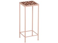 Mica Decorations Table d'appoint Bologna fer Rose (HxlxP) 61 x 24 x 24 cm