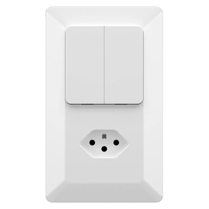 UP-Druckschalter Modino Priamos Weiss