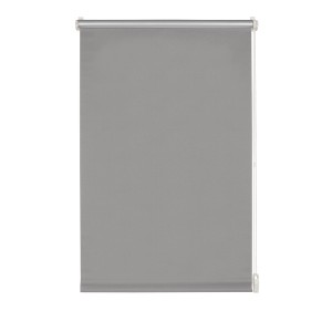 Store enrouleur thermique gris Gardinia, économie d'énergie, 90x210 cm, pour un montage facile sur fenêtre.