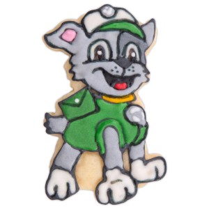 Paw Patrol Ausstecher Rocky: Keks-Ausstecher mit Rocky Motiv für Kindergeburtstage.