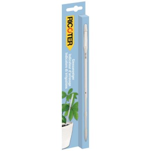 Testeur d'humidité Ricoter dans son emballage. Indique quand arroser les plantes.